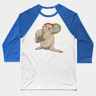 Seal Tennis Tennis racket Baseball T-Shirt